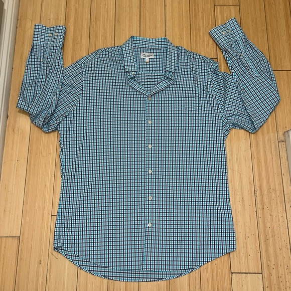 Peter Millar Summer Comfort Men’s Size Large Club Room blue & white - Picture 1 of 14